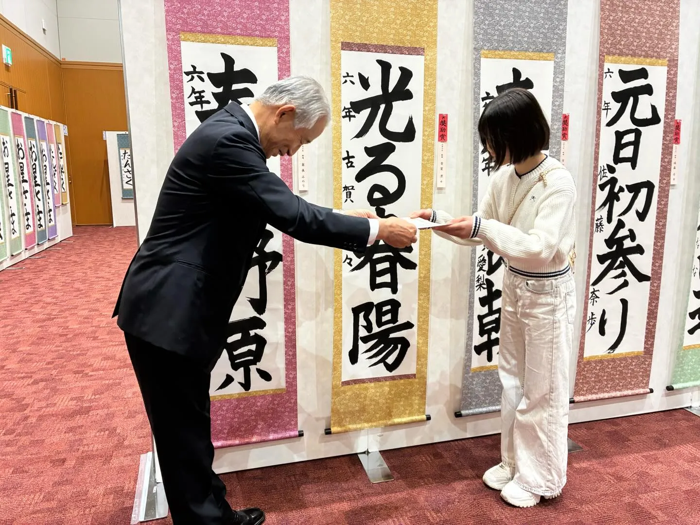 社中展　奨励賞おめでとう🎊