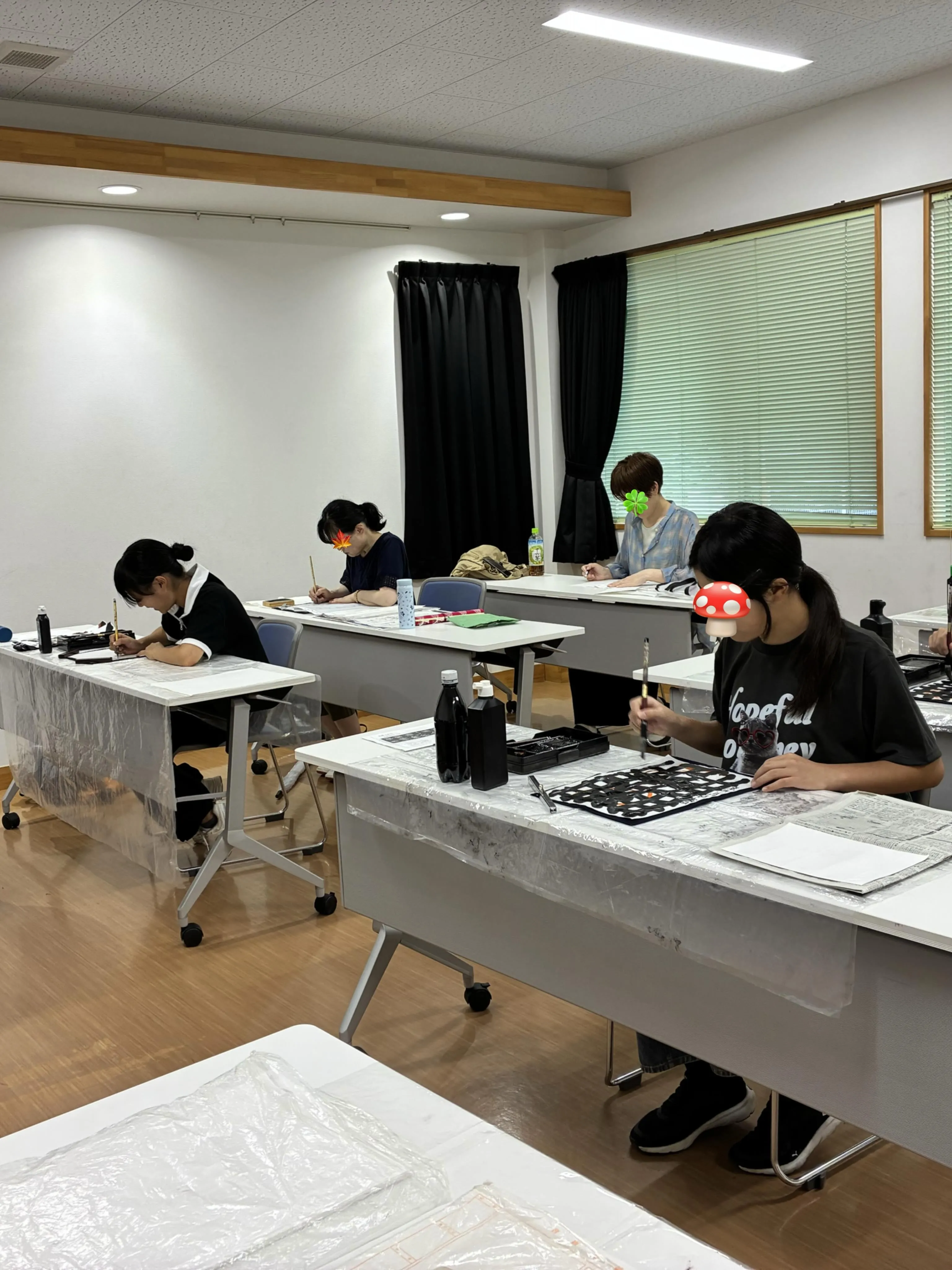 今日の教室の様子